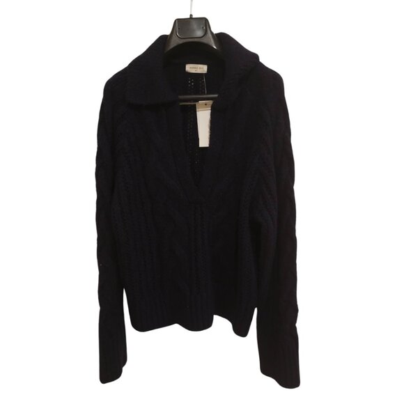 Sophie Rue Sweaters - Sophie Rue Notch Cable Knit Pullover Sweater Size Large